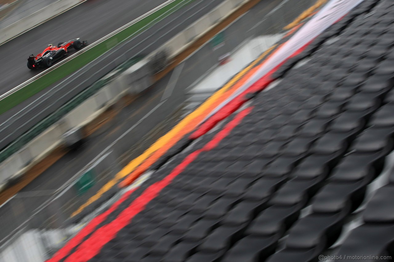 GP KOREA, 14.10.2011- Prove Libere 2, Venerdi', Jerome D'Ambrosio (BEL), Marussia Virgin Racing VR-02
