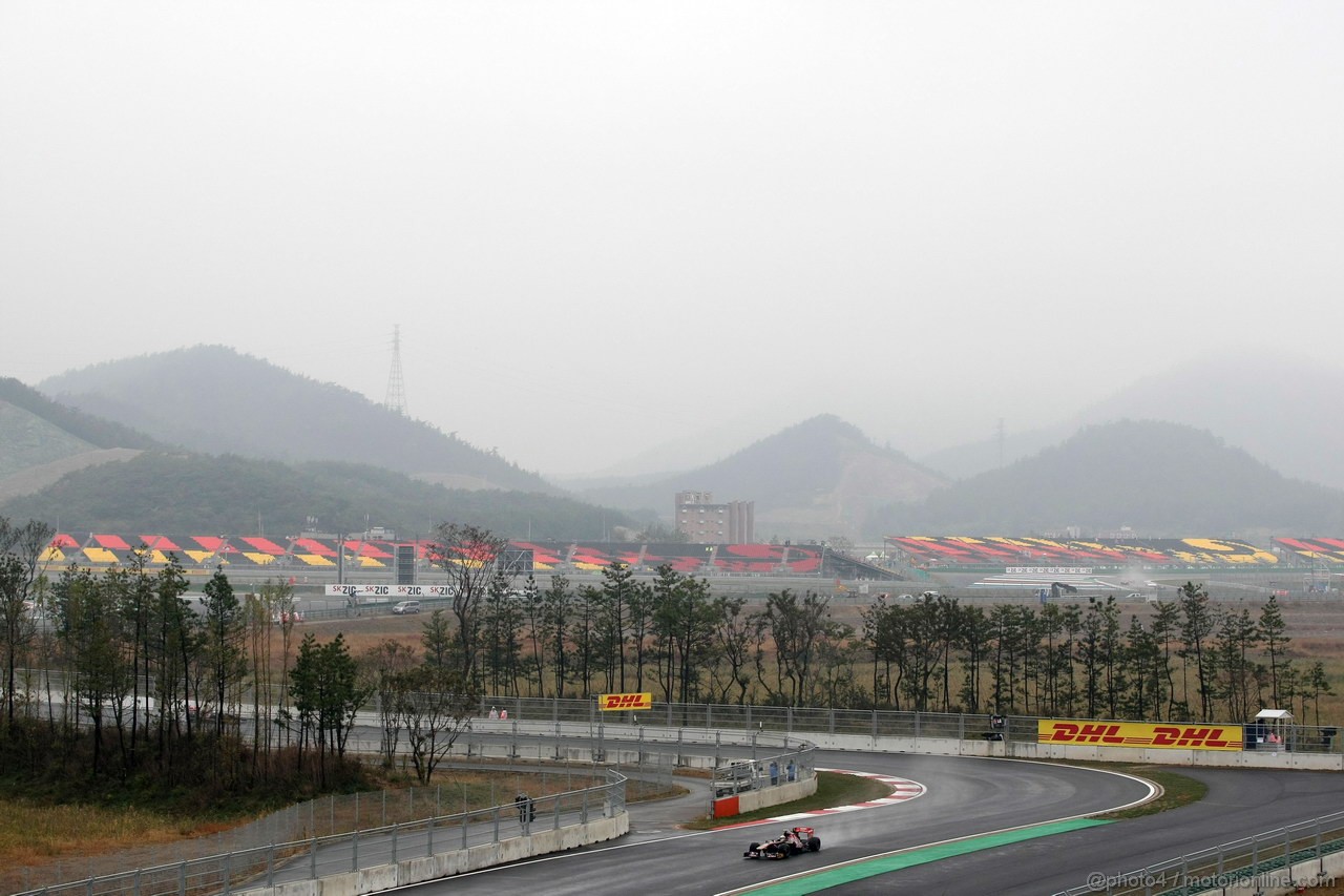 GP KOREA, 14.10.2011- Prove Libere 2, Venerdi', Jaime Alguersuari (SPA), Scuderia Toro Rosso, STR6 