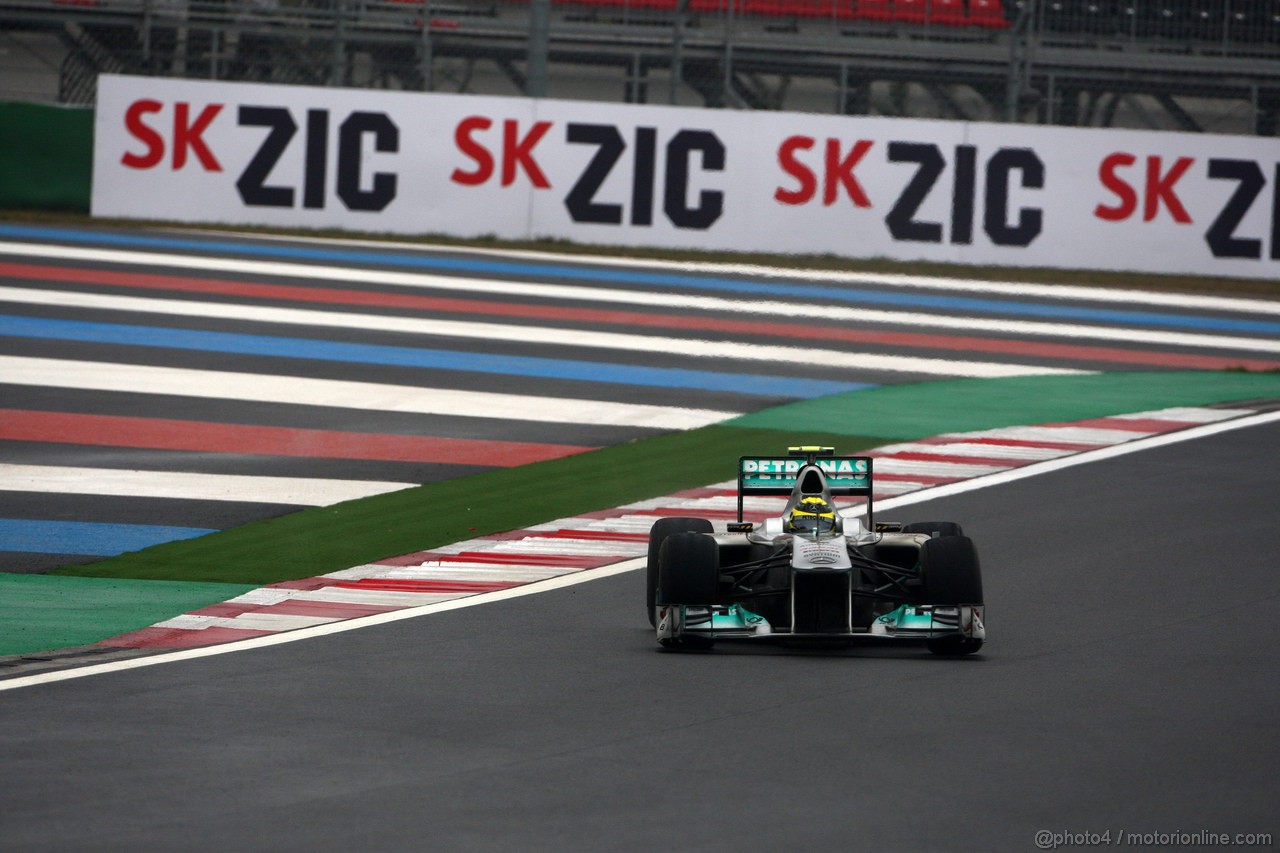 GP KOREA, 14.10.2011- Prove Libere 2, Venerdi', Nico Rosberg (GER), Mercedes GP Petronas F1 Team, MGP W02