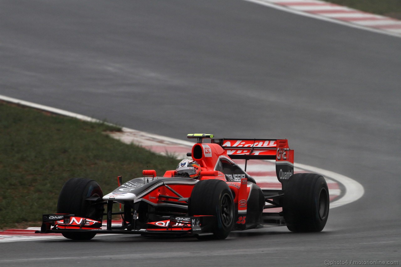 GP KOREA, 14.10.2011- Prove Libere 2, Venerdi', Jerome D'Ambrosio (BEL), Marussia Virgin Racing VR-02