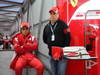 GP KOREA, 14.10.2011- Prove Libere 1, Venerdi', Felipe Massa (BRA), Ferrari, F-150 Italia e his father Luis Antonio Massa (BRA)