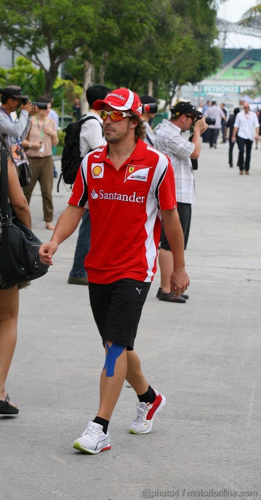 GP MALESIA, 10.04.2011- Fernando Alonso (ESP), Ferrari, F-150 Italia