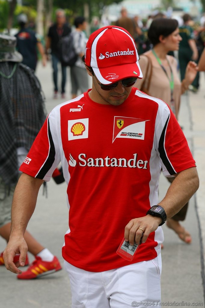 GP MALESIA, 10.04.2011- Felipe Massa (BRA), Ferrari, F-150 Italia 