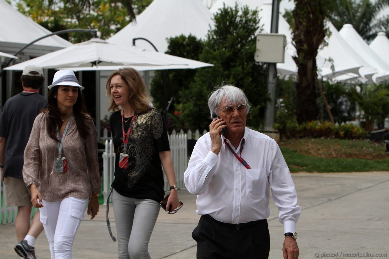 GP MALESIA, 10.04.2011- Bernie Ecclestone (GBR), President e CEO of Formula One Management  