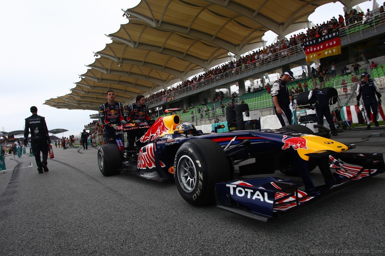 GP MALESIA, 10.04.2011- Gara, Sebastian Vettel (GER), Red Bull Racing, RB7