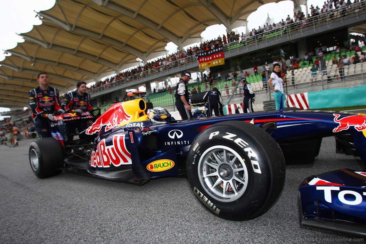 GP MALESIA, 10.04.2011- Gara, Sebastian Vettel (GER), Red Bull Racing, RB7 