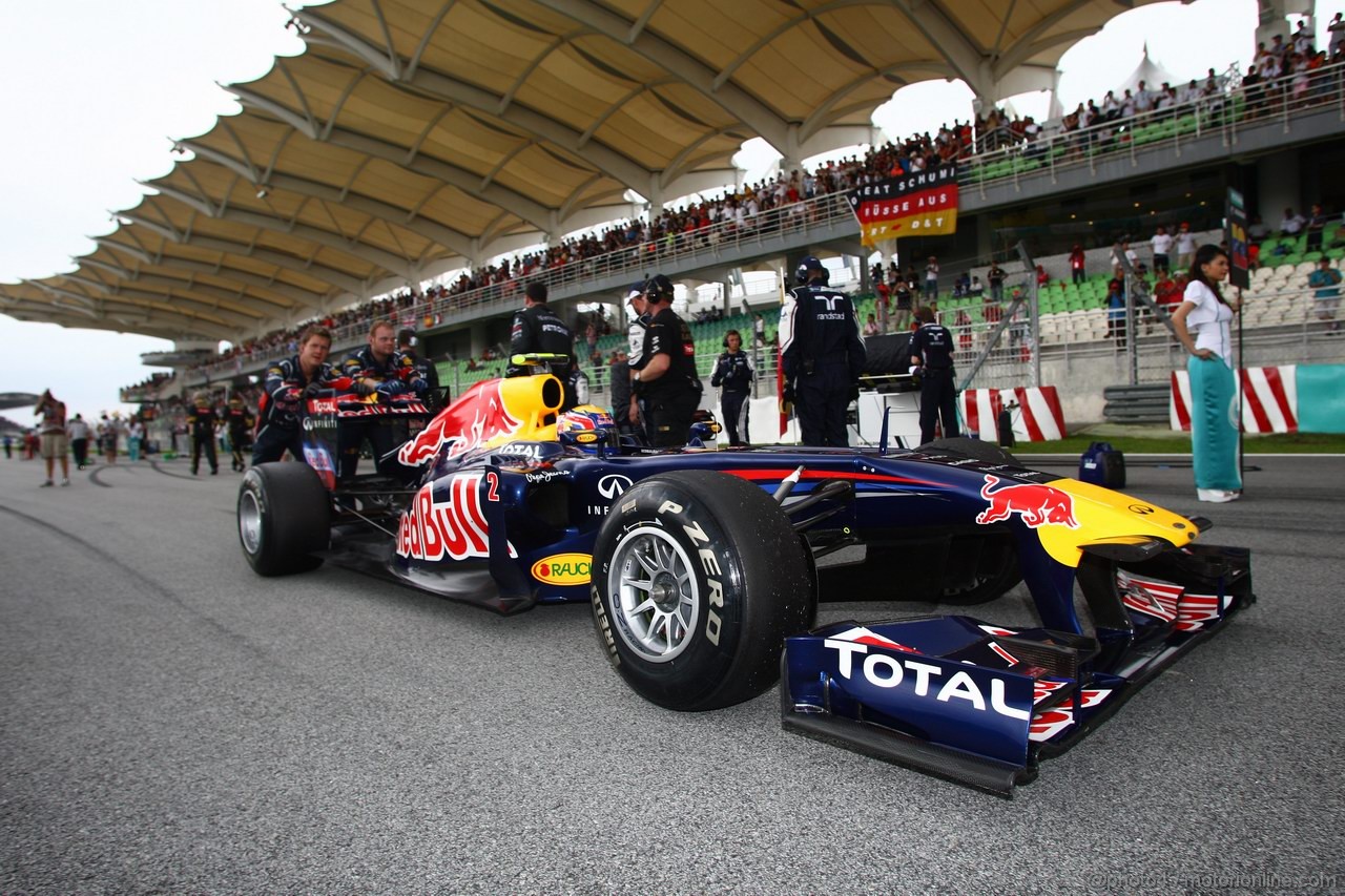 GP MALESIA, 10.04.2011- Gara, Mark Webber (AUS), Red Bull Racing, RB7 
