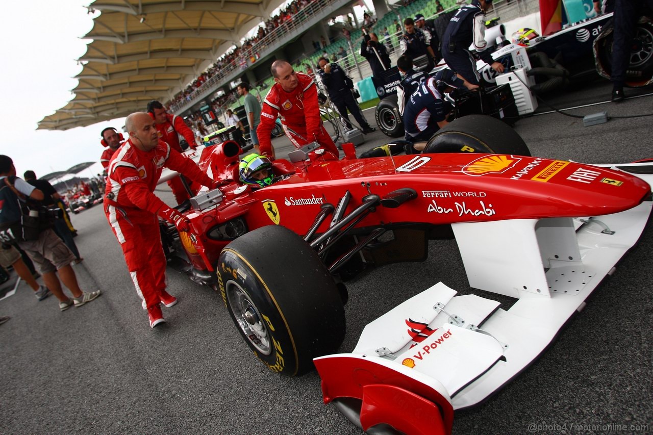 GP MALESIA, 10.04.2011- Gara, Felipe Massa (BRA), Ferrari, F-150 Italia