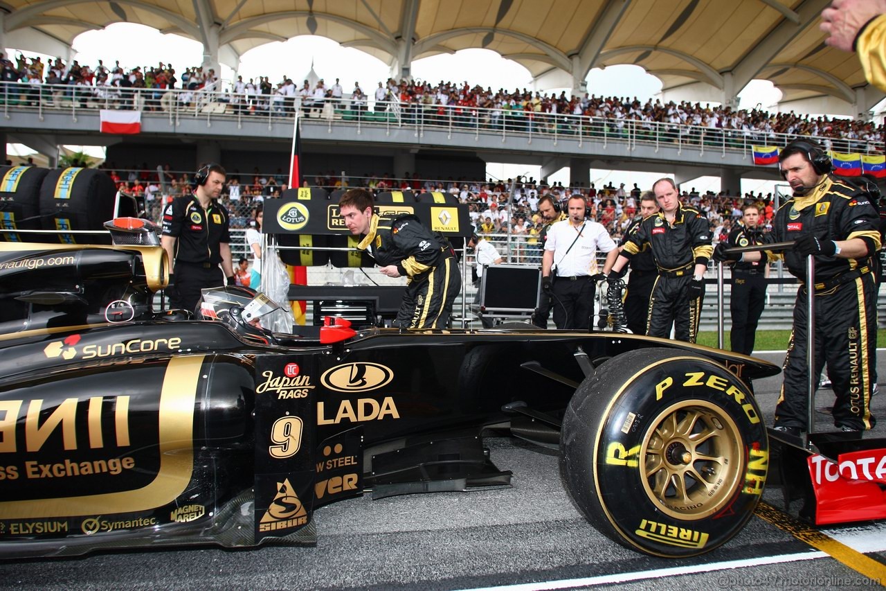 GP MALESIA, 10.04.2011- Gara, Nick Heidfeld (GER) Lotus Renault GP R31