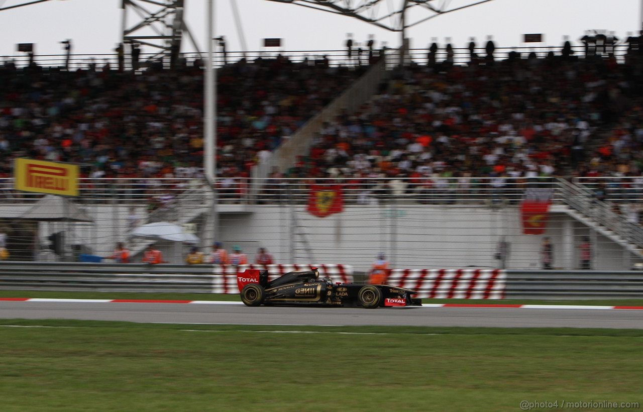 GP MALESIA, 10.04.2011- Gara, Nick Heidfeld (GER) Lotus Renault GP R31  