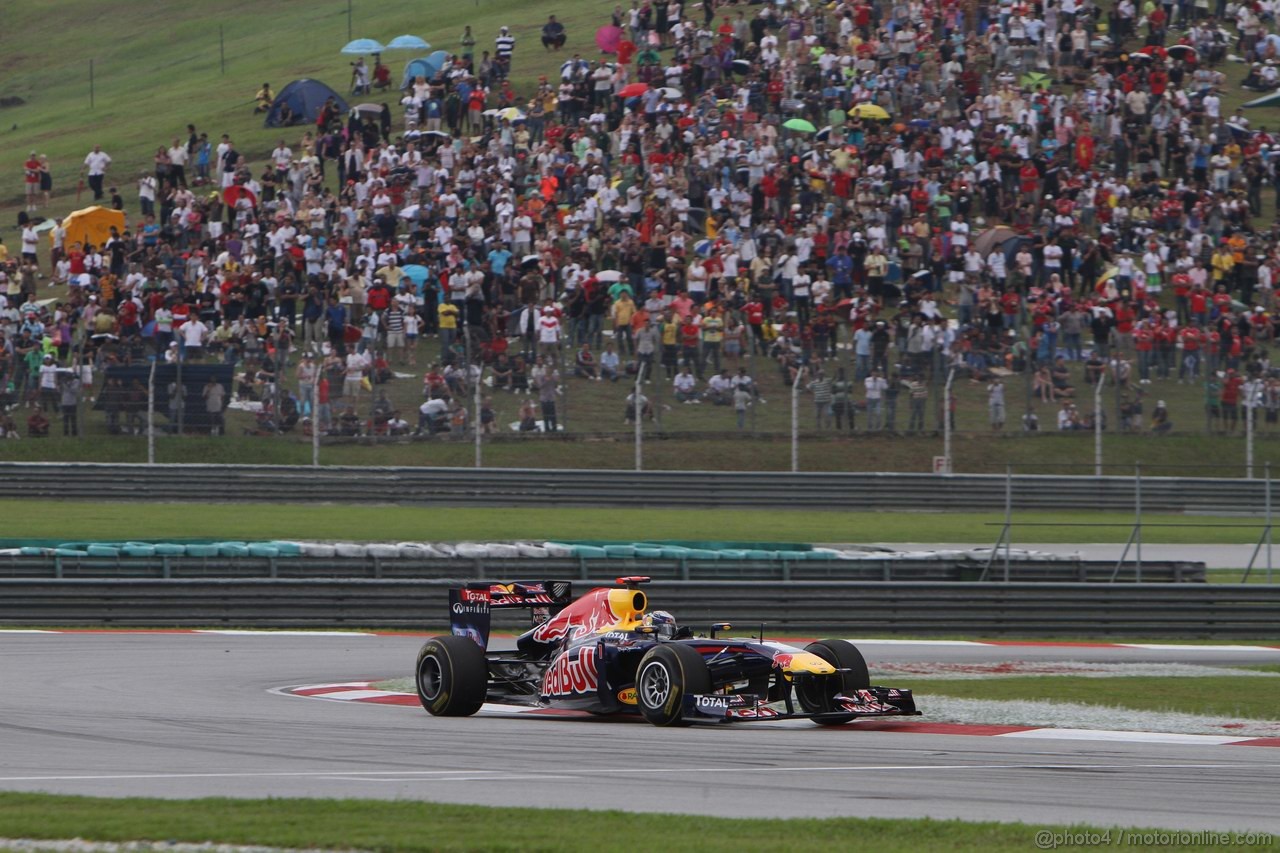 GP MALESIA, 10.04.2011- Gara, Sebastian Vettel (GER), Red Bull Racing, RB7