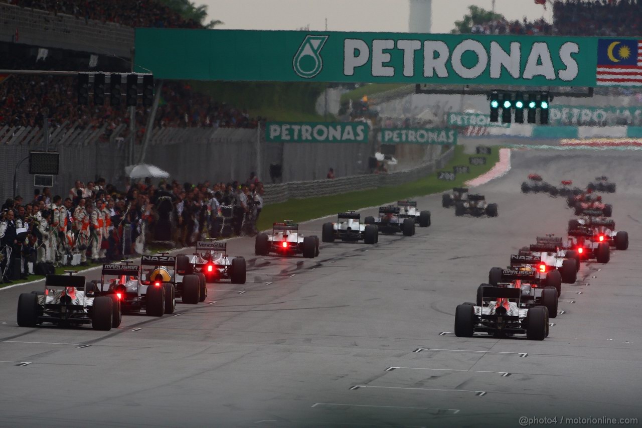 GP MALESIA, 10.04.2011- Gara, griglia