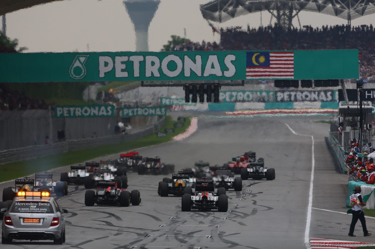 GP MALESIA, 10.04.2011- Gara, partenza 