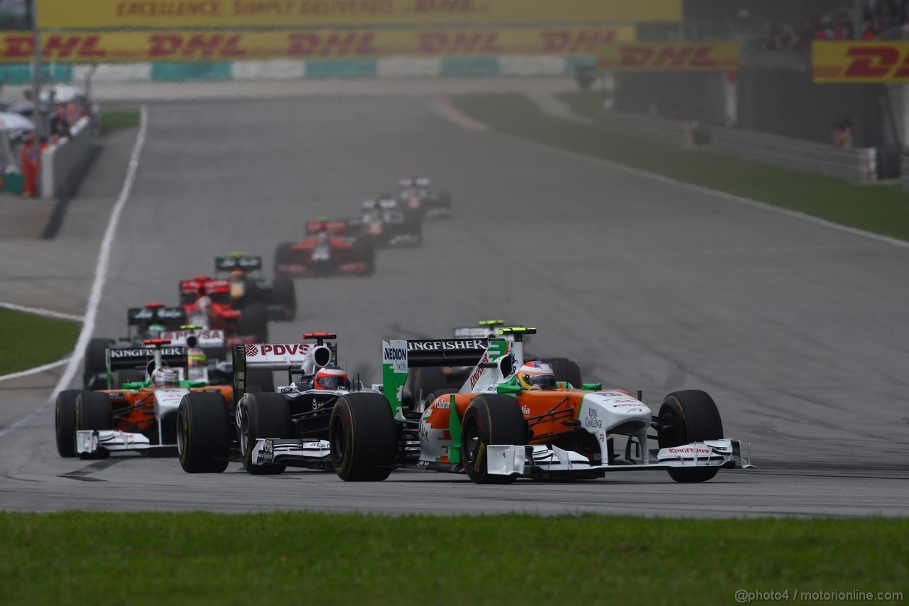 GP MALESIA, 10.04.2011- Gara, Paul di Resta (GBR) Force India VJM04 