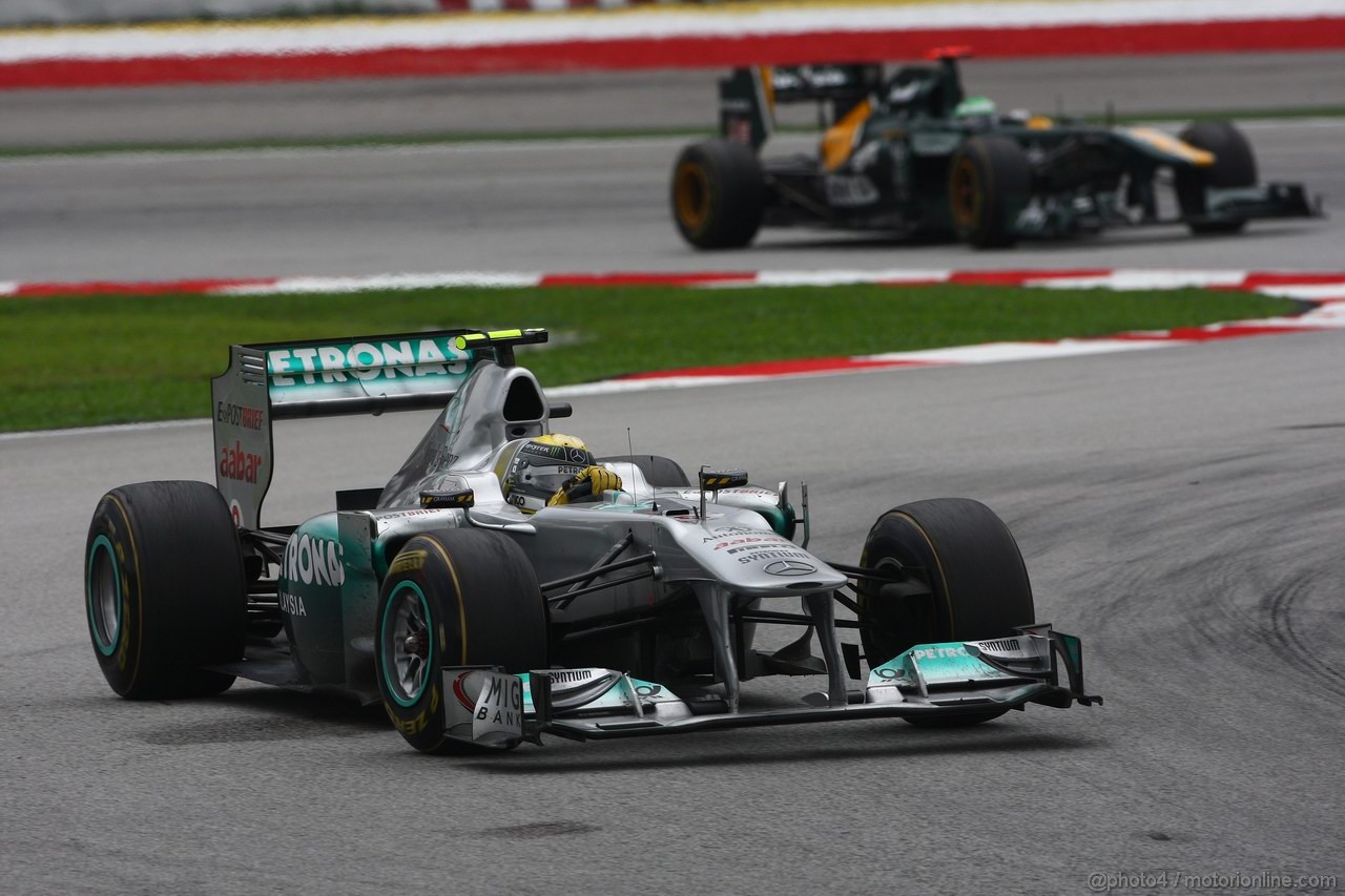 GP MALESIA, 10.04.2011- Gara, Nico Rosberg (GER), Mercedes GP Petronas F1 Team, MGP W02 