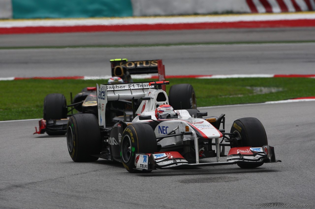 GP MALESIA, 10.04.2011- Gara, Kamui Kobayashi (JAP), Sauber F1 Team C30