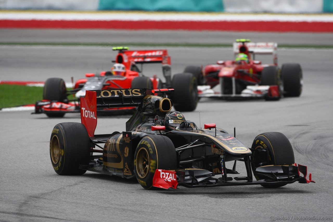 GP MALESIA, 10.04.2011- Gara, Nick Heidfeld (GER) Lotus Renault GP R31