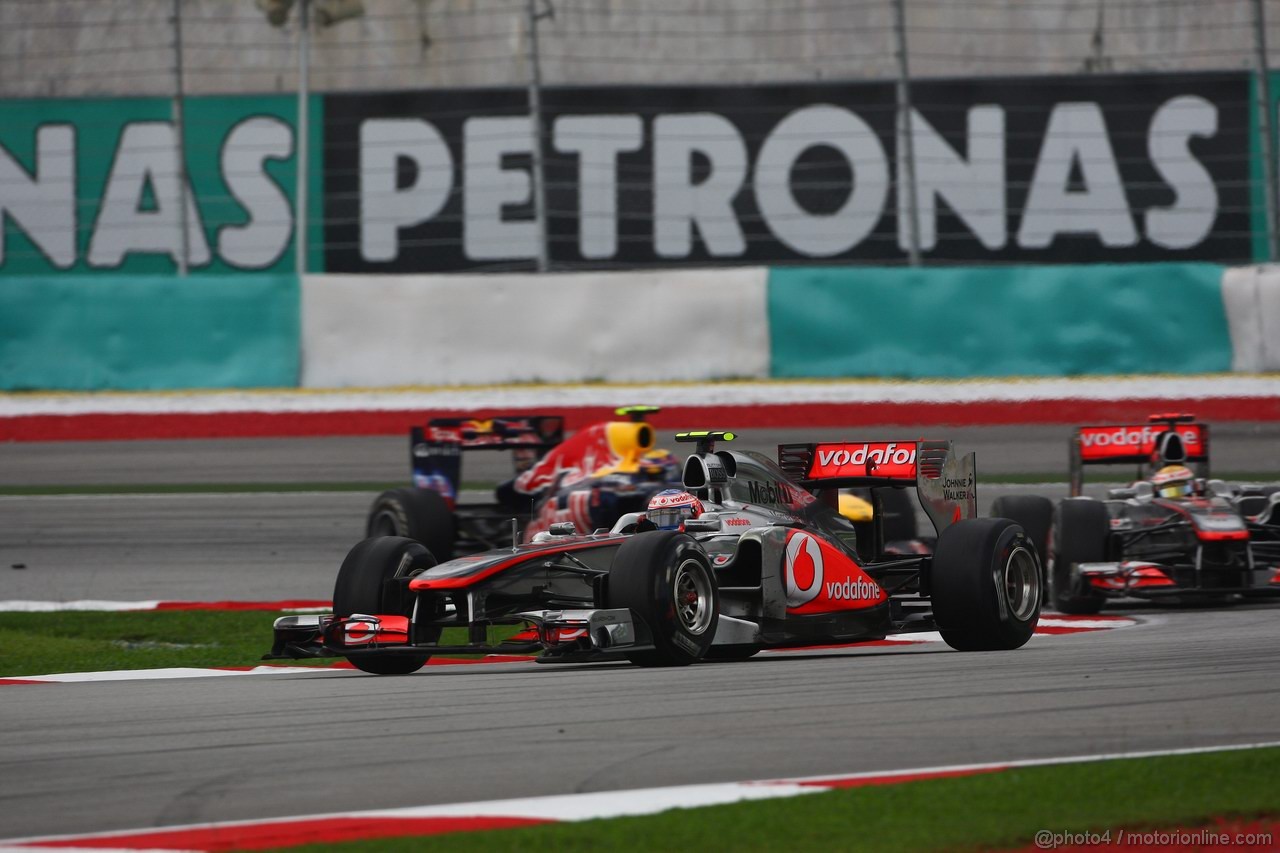 GP MALESIA, 10.04.2011- Gara, Jenson Button (GBR), McLaren  Mercedes, MP4-26 