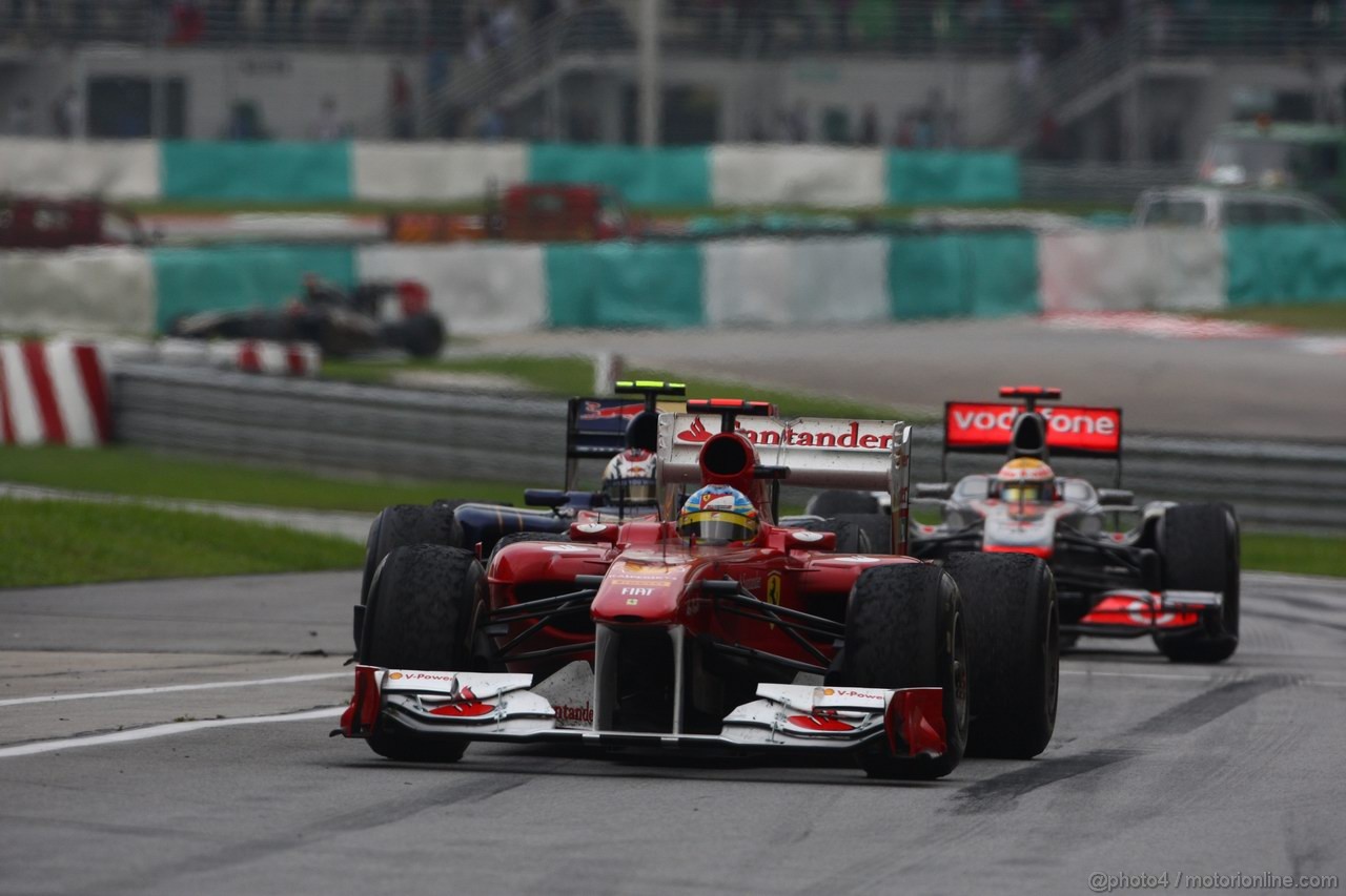 GP MALESIA, 10.04.2011- Gara, Fernando Alonso (ESP), Ferrari, F-150 Italia 