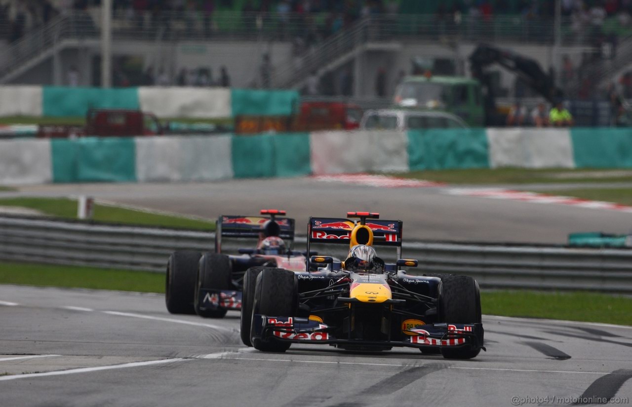 GP MALESIA, 10.04.2011- Gara, Sebastian Vettel (GER), Red Bull Racing, RB7 vincitore