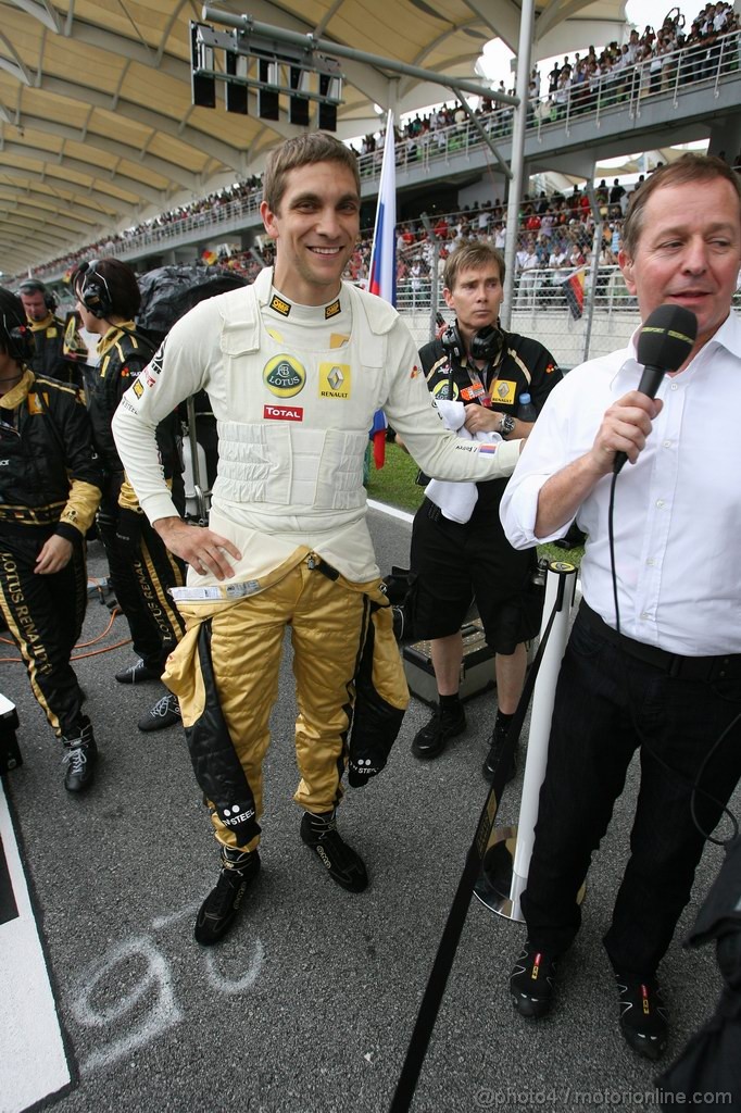 GP MALESIA, 10.04.2011- Gara, Vitaly Petrov (RUS), Lotus Renault GP, R31
