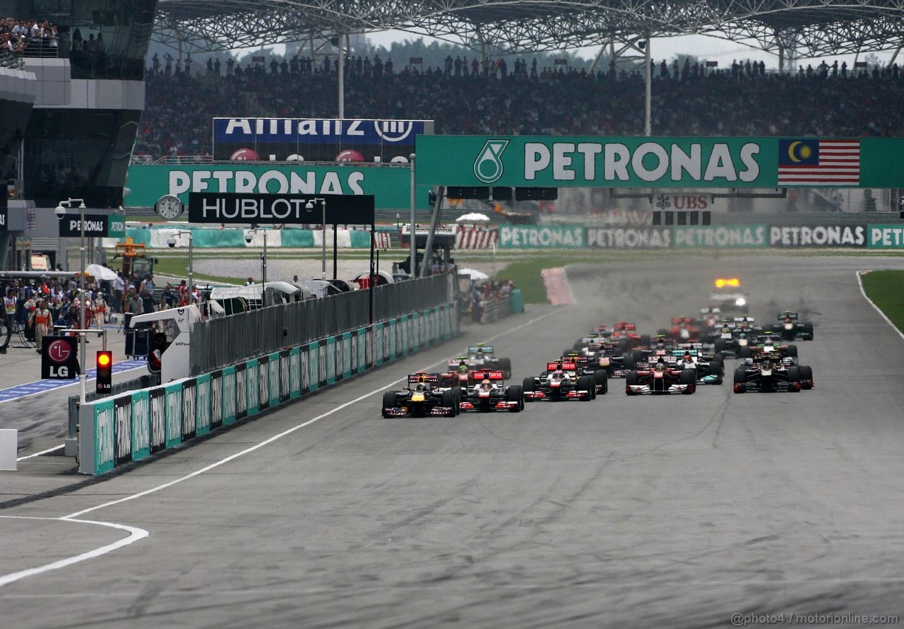 GP MALESIA, 10.04.2011- Gara, partenza 