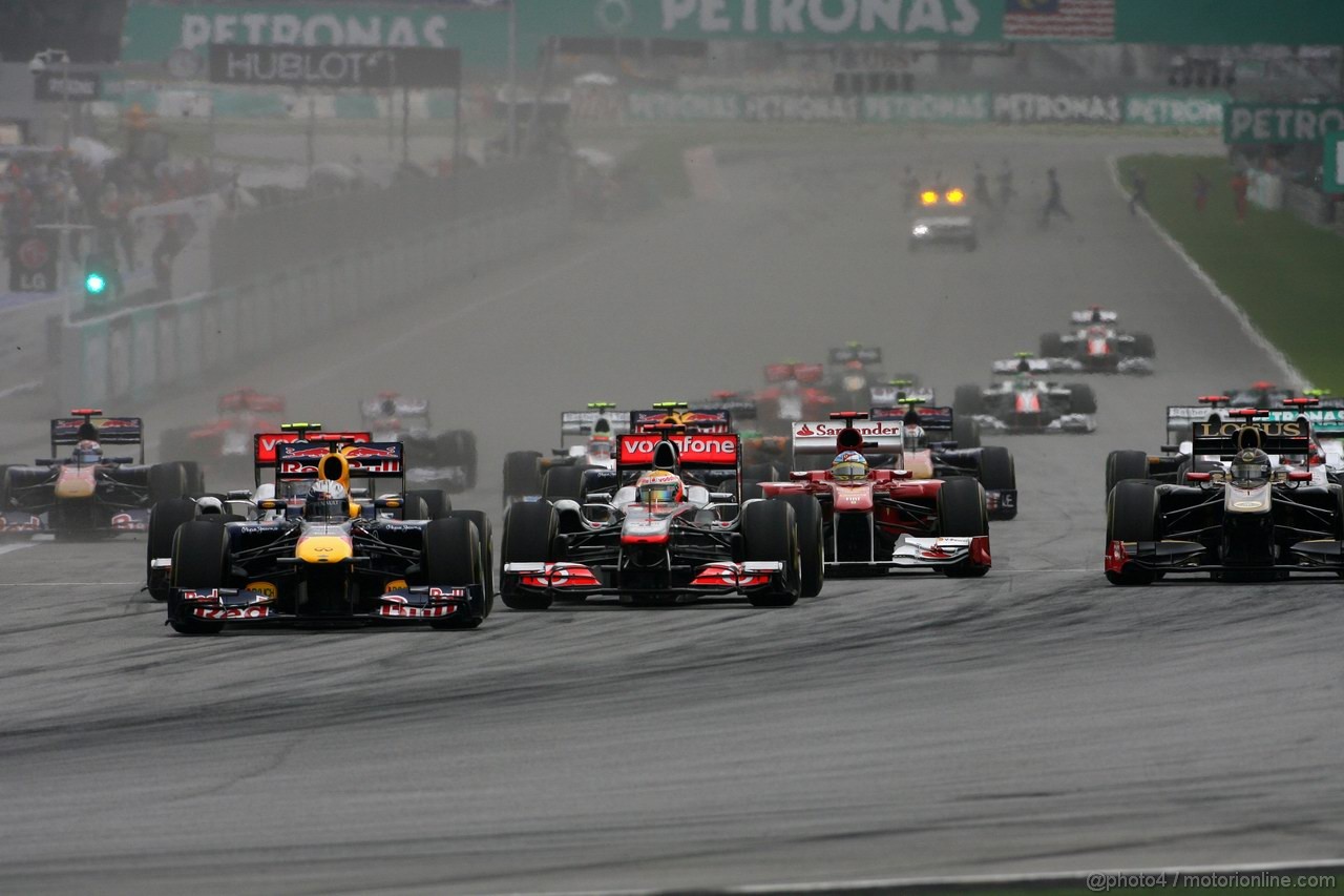 GP MALESIA, 10.04.2011- Gara, partenza 