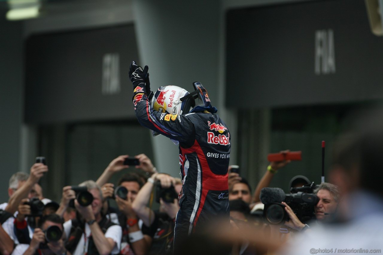 GP MALESIA, 10.04.2011- Gara, Sebastian Vettel (GER), Red Bull Racing, RB7 vincitore 