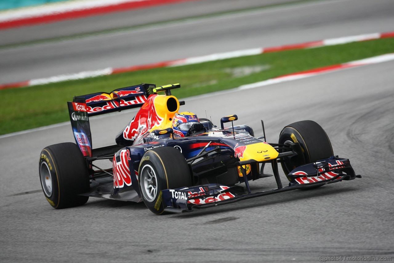 GP MALESIA, 10.04.2011- Gara, Mark Webber (AUS), Red Bull Racing, RB7