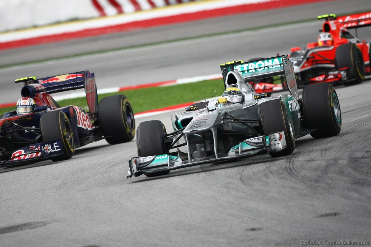 GP MALESIA, 10.04.2011- Gara, Nico Rosberg (GER), Mercedes GP Petronas F1 Team, MGP W02