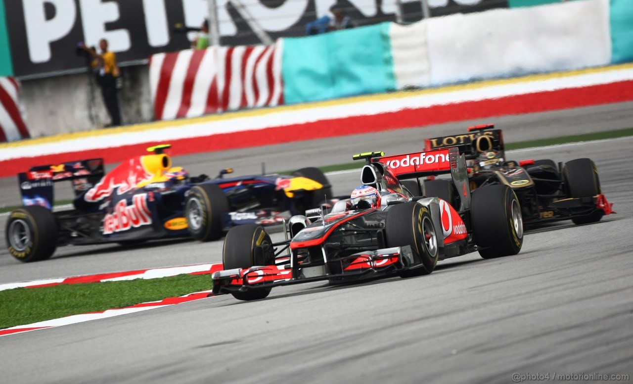 GP MALESIA, 10.04.2011- Gara, Jenson Button (GBR), McLaren  Mercedes, MP4-26 