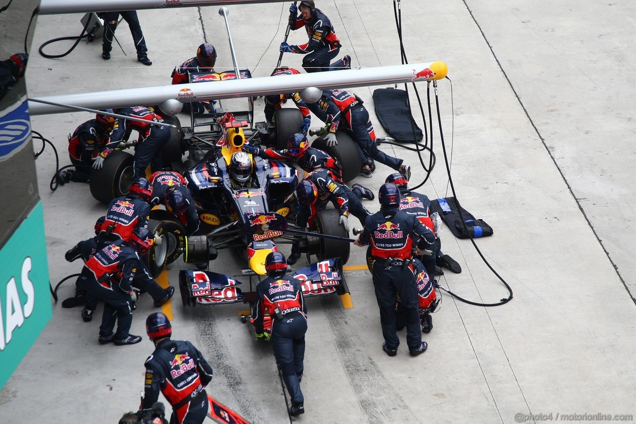GP MALESIA, 10.04.2011- Gara, Sebastian Vettel (GER), Red Bull Racing, RB7 