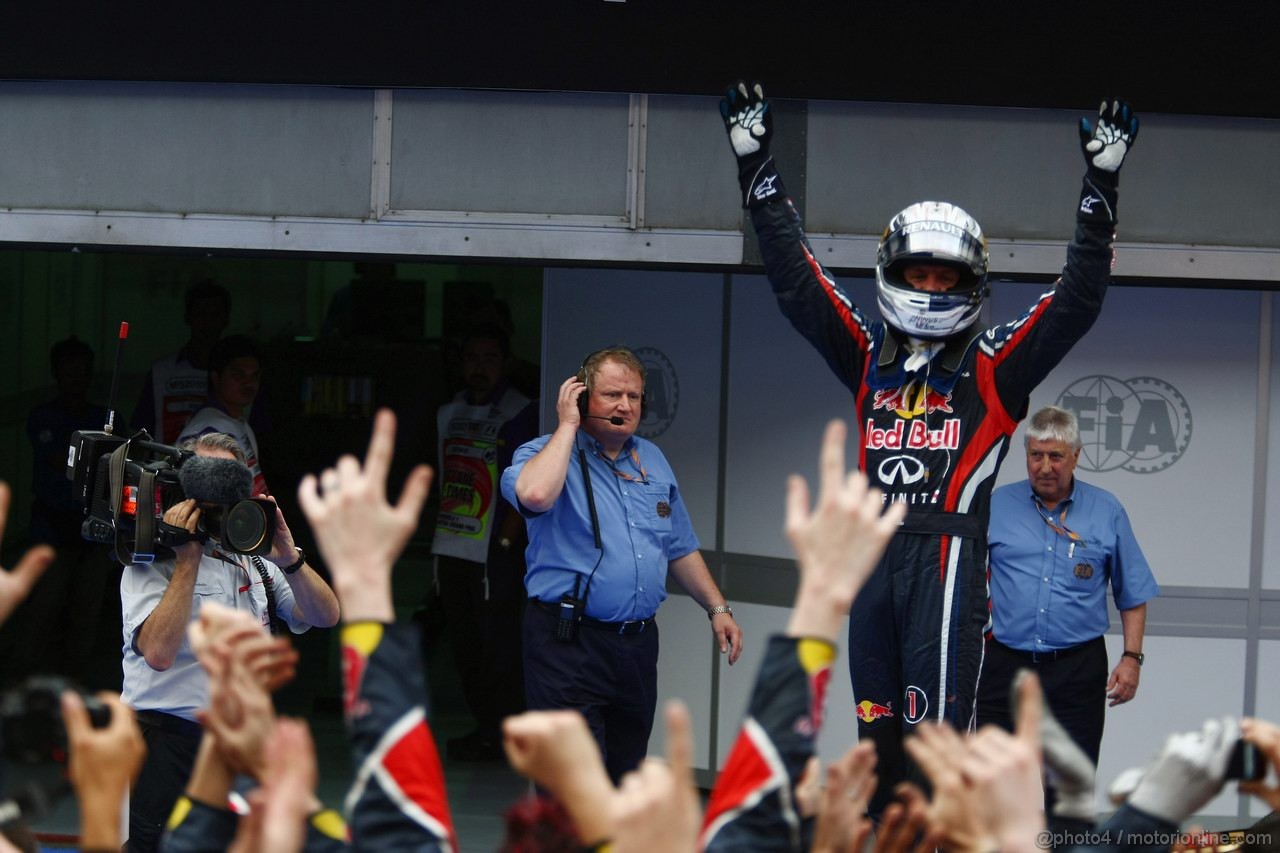 GP MALESIA, 10.04.2011- Gara, Sebastian Vettel (GER), Red Bull Racing, RB7 vincitore 