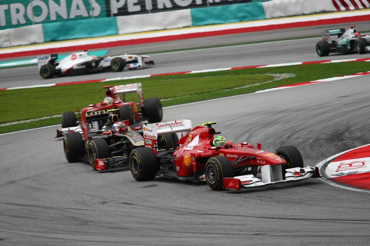 GP MALESIA, 10.04.2011- Gara, Felipe Massa (BRA), Ferrari, F-150 Italia 