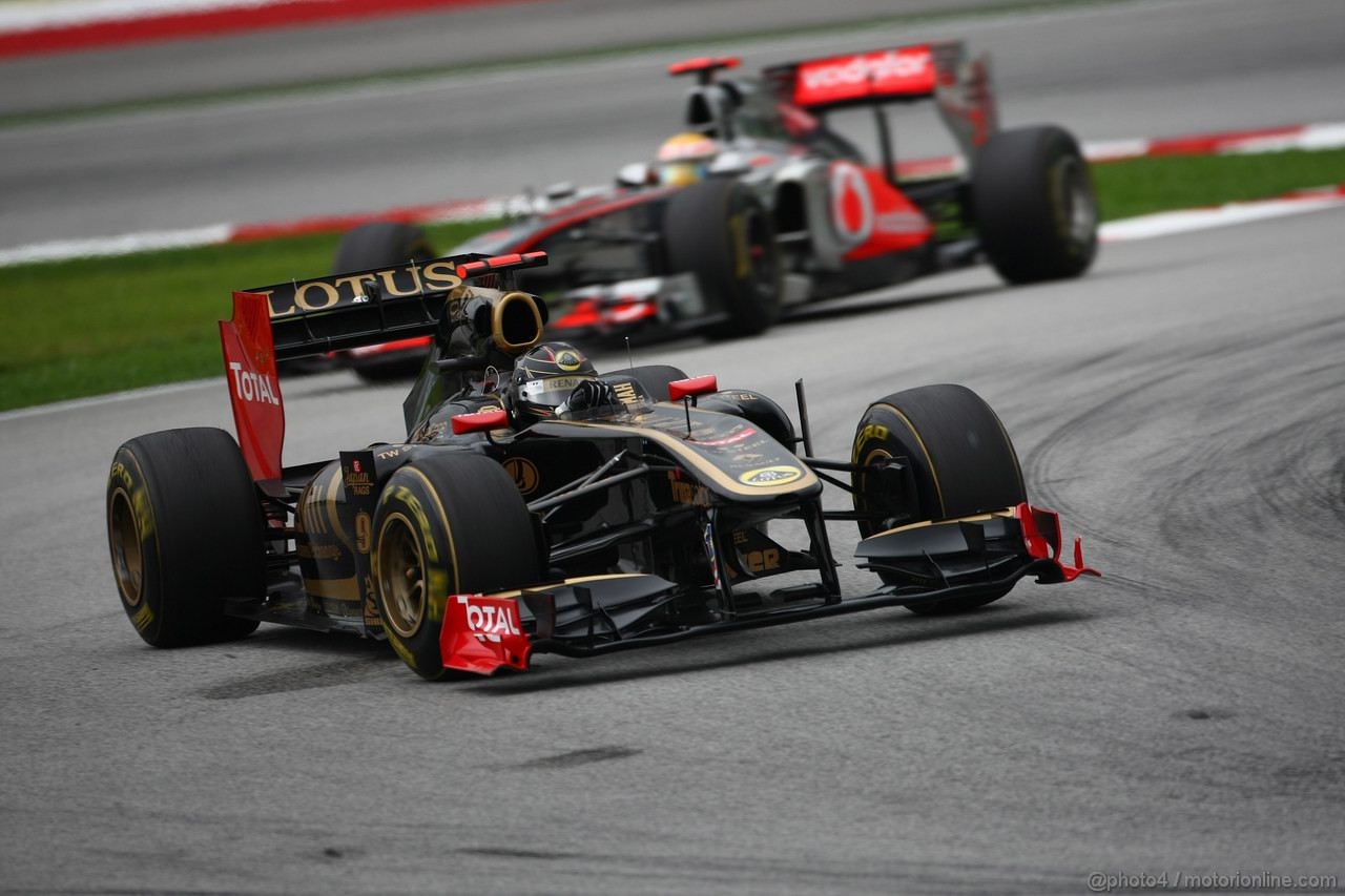 GP MALESIA, 10.04.2011- Gara, Nick Heidfeld (GER) Lotus Renault GP R31  