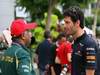 GP MALESIA, 10.04.2011- Tony Fernandes, Team Lotus, Team Principal e Mark Webber (AUS), Red Bull Racing, RB7 