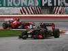 GP MALESIA, 10.04.2011- Gara, Nick Heidfeld (GER) Lotus Renault GP R31  davanti a Felipe Massa (BRA), Ferrari, F-150 Italia 