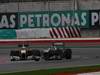 GP MALESIA, 10.04.2011- Gara, Paul di Resta (GBR) Force India VJM04 e Nico Rosberg (GER), Mercedes GP Petronas F1 Team, MGP W02 
