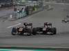 GP MALESIA, 10.04.2011- Gara, Jaime Alguersuari (SPA), Scuderia Toro Rosso, STR6 e Sébastien Buemi (SUI), Scuderia Toro Rosso, STR6 