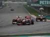 GP MALESIA, 10.04.2011- Gara, Jenson Button (GBR), McLaren  Mercedes, MP4-26 davanti a Felipe Massa (BRA), Ferrari, F-150 Italia e Fernando Alonso (ESP), Ferrari, F-150 Italia 
