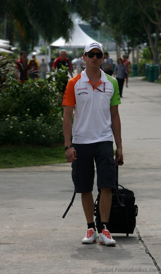 GP MALESIA, 07.04.2011- Adrian Sutil (GER), Force India F1 Team, VJM04 