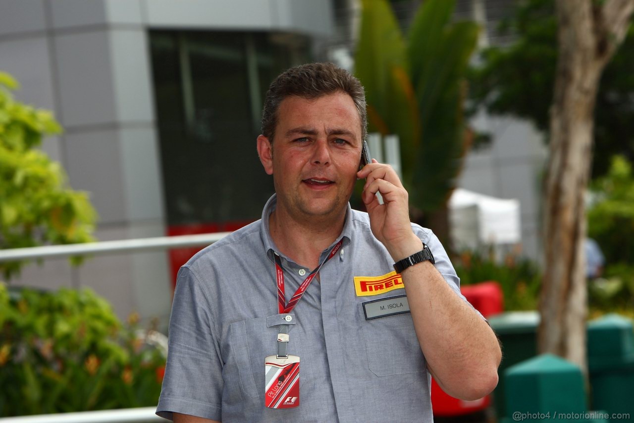 GP MALESIA, 07.04.2011- Mario Isola (ITA), Sporting Director Pirelli  