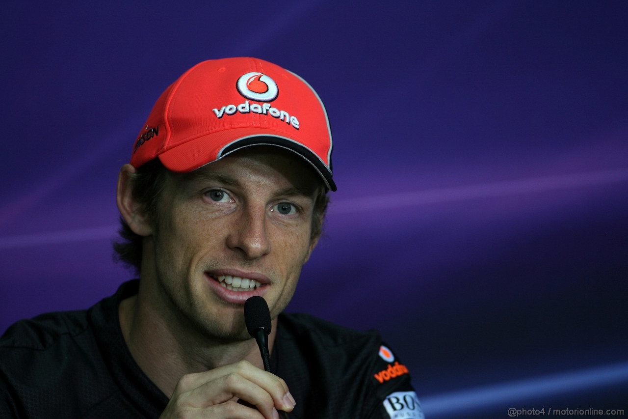 GP MALESIA, 07.04.2011- Conferenza Stampa, Jenson Button (GBR), McLaren  Mercedes, MP4-26 