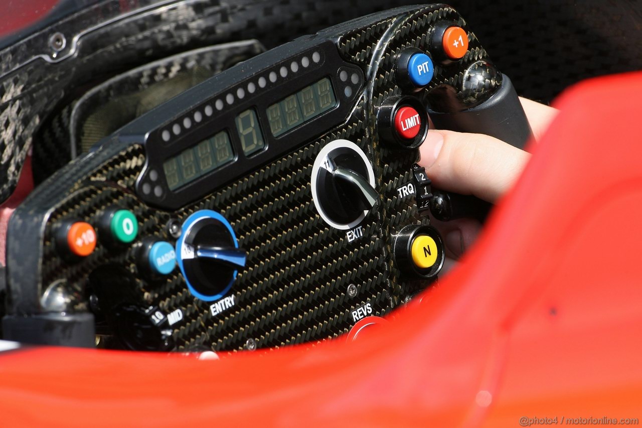 GP MALESIA, 09.04.2011- Steering wheel Marussia Virgin Racing VR-02 