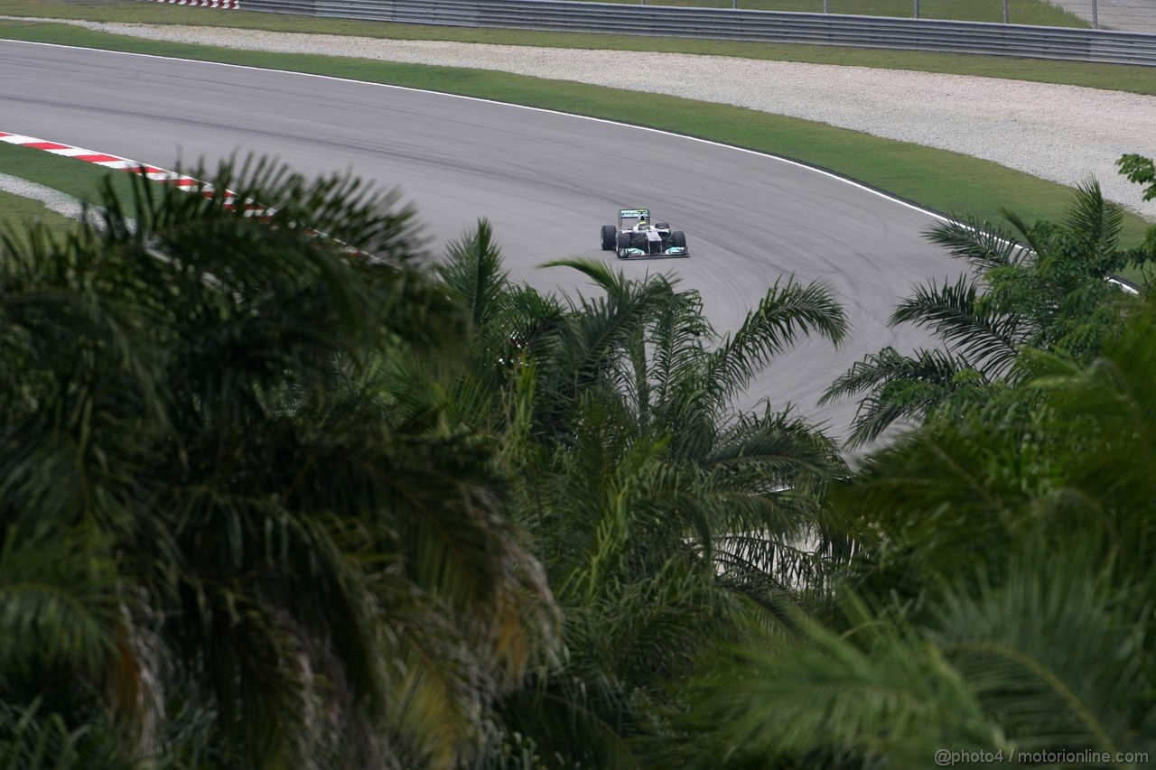 GP MALESIA, 09.04.2011- Prove Libere 3, Sabato, Nico Rosberg (GER), Mercedes GP Petronas F1 Team, MGP W02 