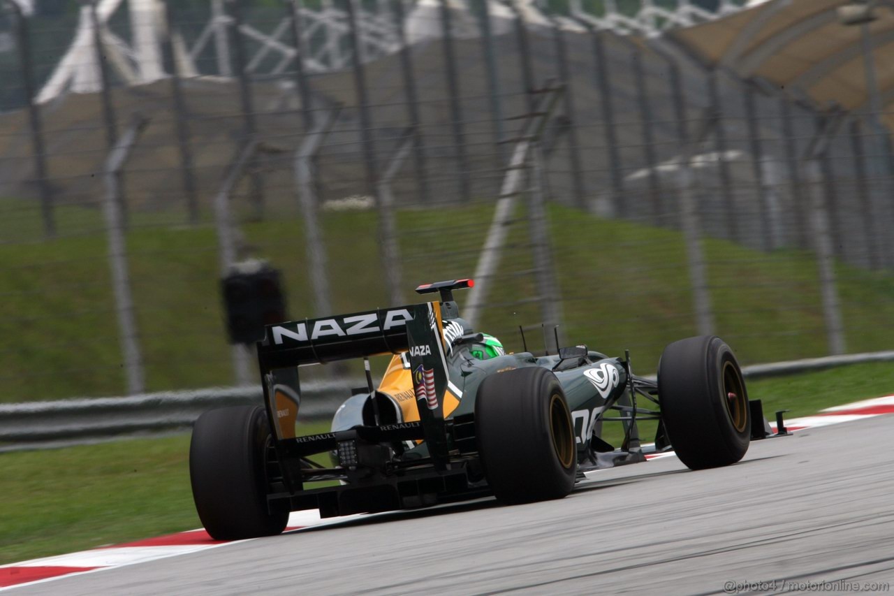 GP MALESIA, 09.04.2011- Prove Libere 3, Sabato, Heikki Kovalainen (FIN), Team Lotus, TL11 