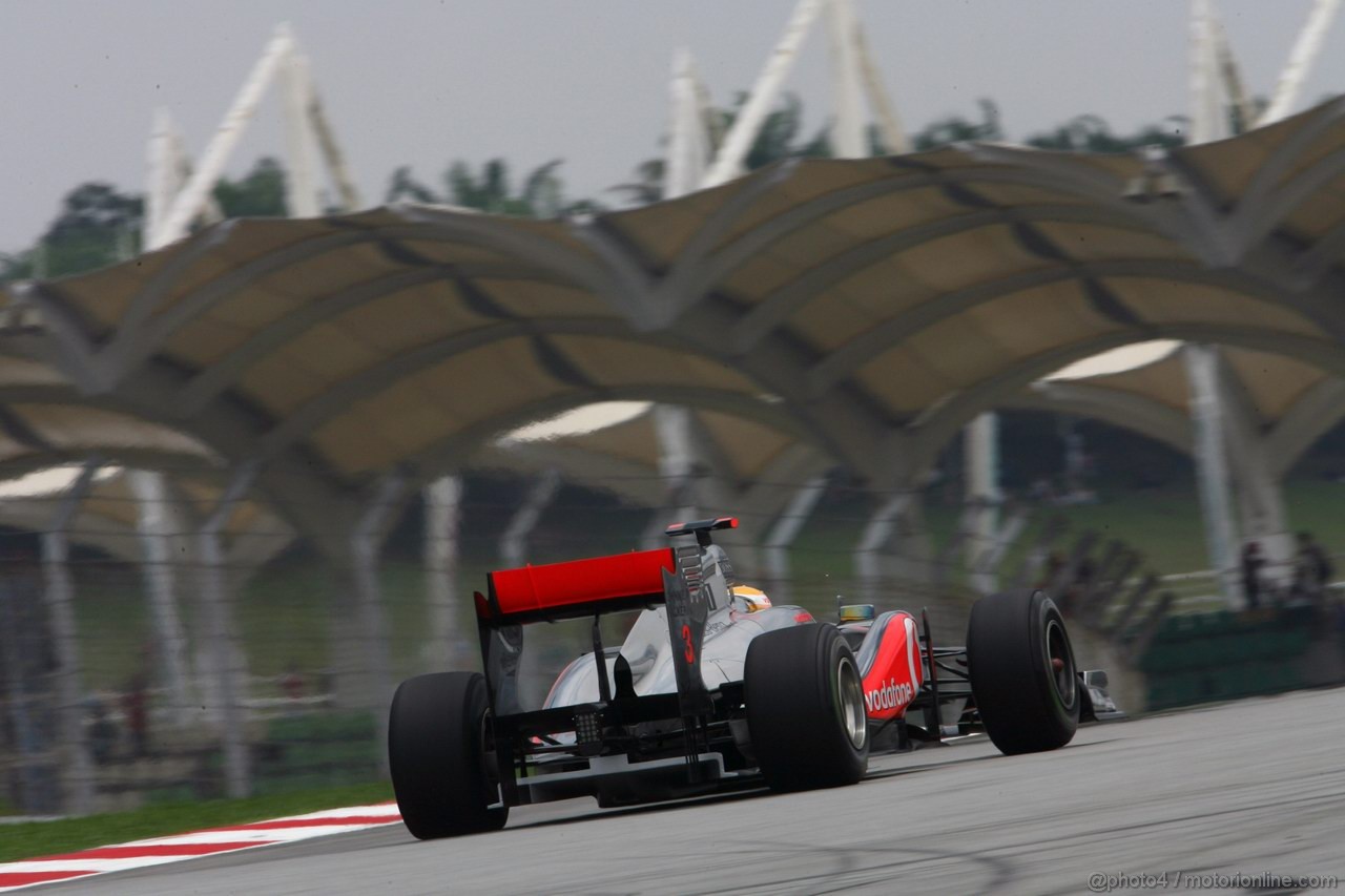 GP MALESIA, 09.04.2011- Prove Libere 3, Sabato, Lewis Hamilton (GBR), McLaren  Mercedes, MP4-26 