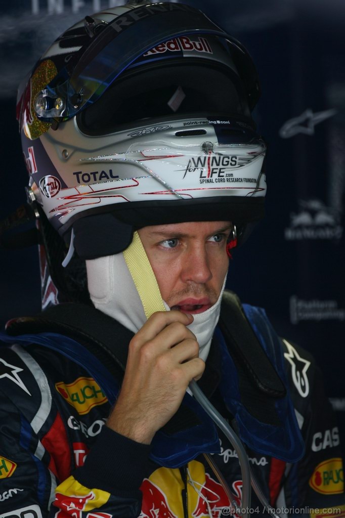 GP MALESIA, 09.04.2011- Prove Libere 3, Sabato, Sebastian Vettel (GER), Red Bull Racing, RB7