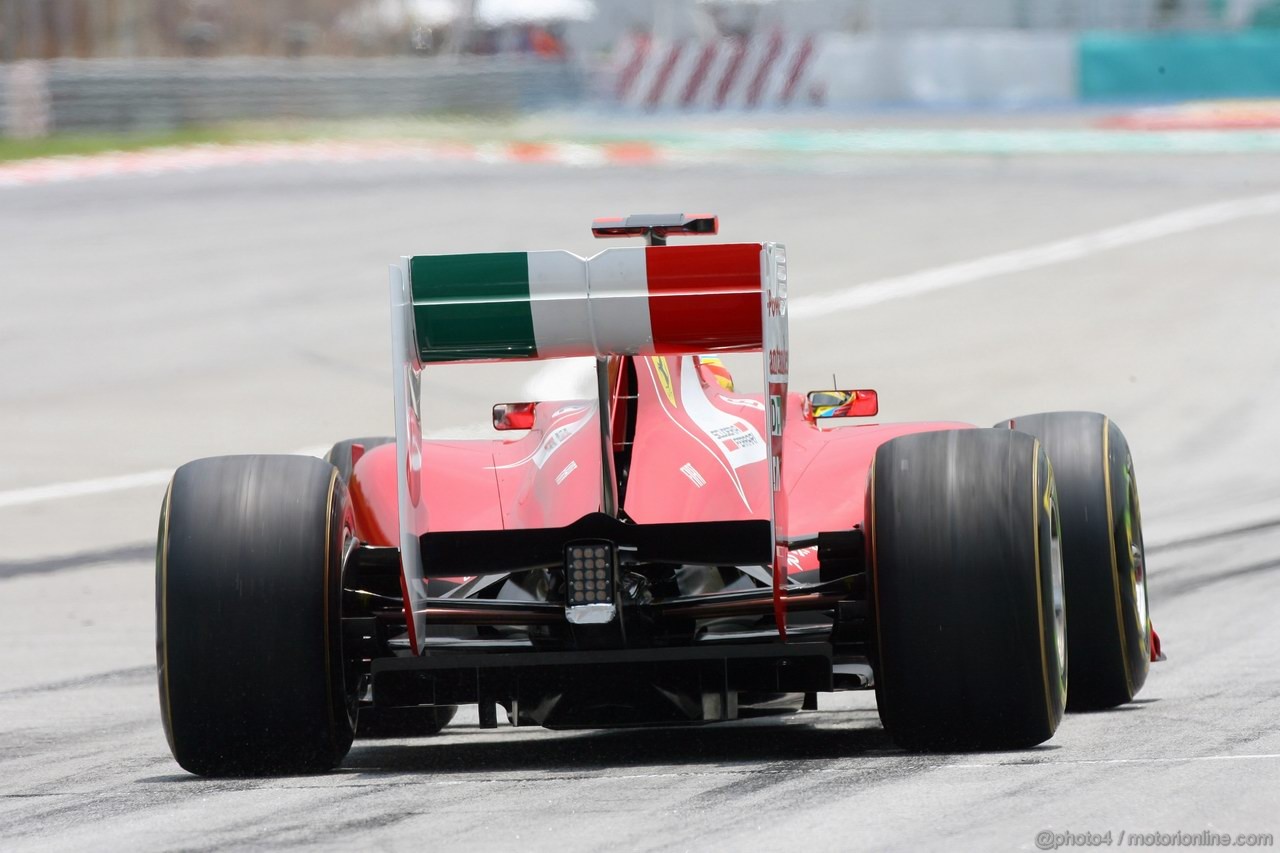 GP MALESIA, 09.04.2011- Prove Libere 3, Sabato, Fernando Alonso (ESP), Ferrari, F-150 Italia 