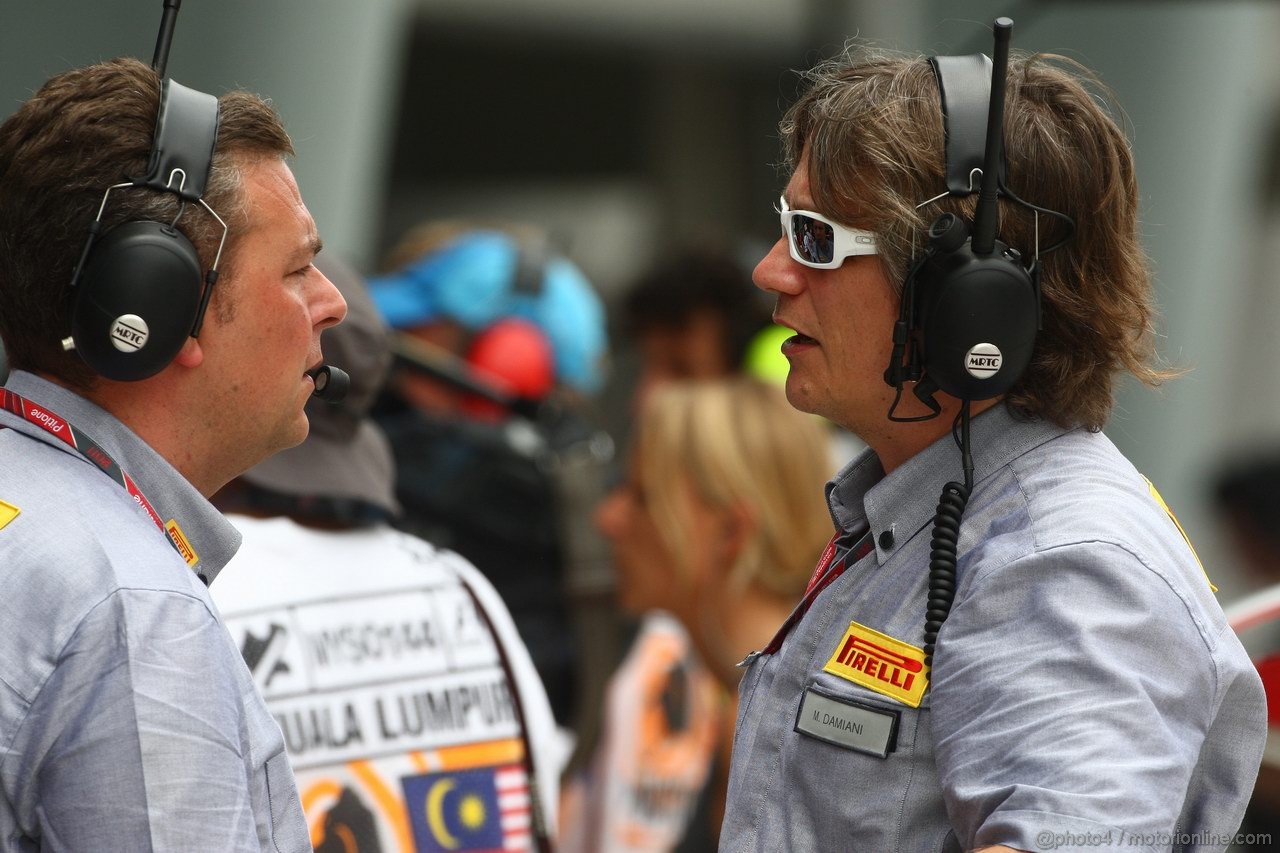 GP MALESIA, 09.04.2011- Prove Libere 3, Sabato, Mario Isola (ITA), Sporting Director Pirelli  
